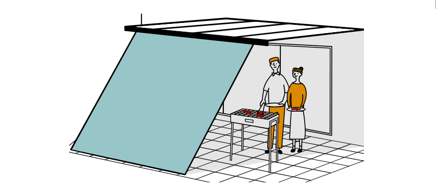 Yamasoブログ　LIXILお役立ち情報　エクステリアでいいコトコラム　87　夏場のバーベキューは日よけや目隠し対策も重要